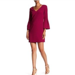 Trina Turk Dresses  Bell Sleeve Crepe Dress